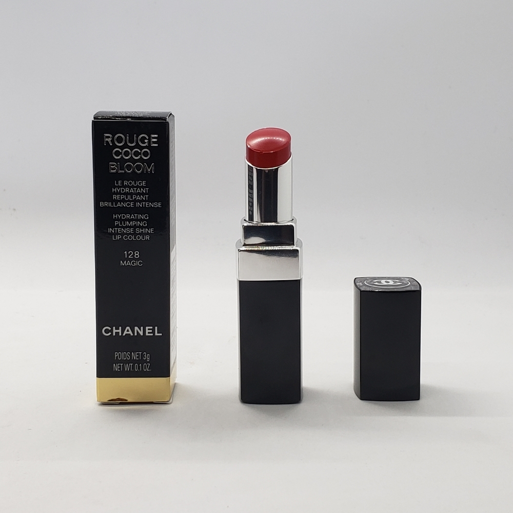 Chanel Rouge Coco Bloom Hydrating Plumping Shine Lip Color 3g - 128 Magic
